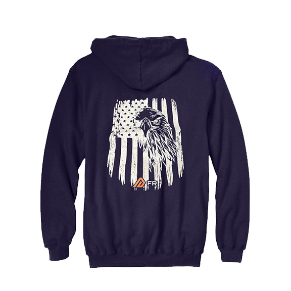 Rasco FR Graphic Pullover Hoodie - Navy